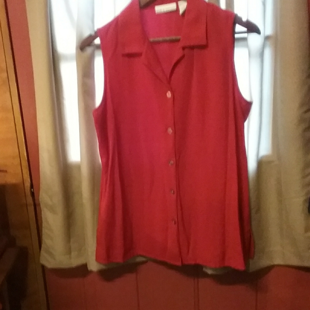 🌹Croft & Barrow dressy red tank